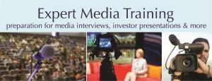Expert Media Training™ - media training, presentation training and pitch coaching