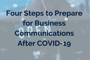 Media Trainer and Presentation Trainer Lisa Elia of Expert Media Training Provides Four Steps to Prepare for Business Reopening During COVID-19